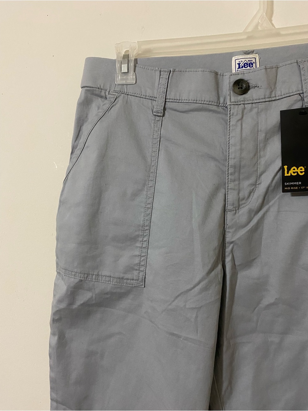 Lee Ultra Lux Comfort Flex Skimmer Utility Capris Size 14M NWT - Picture 5 of 12